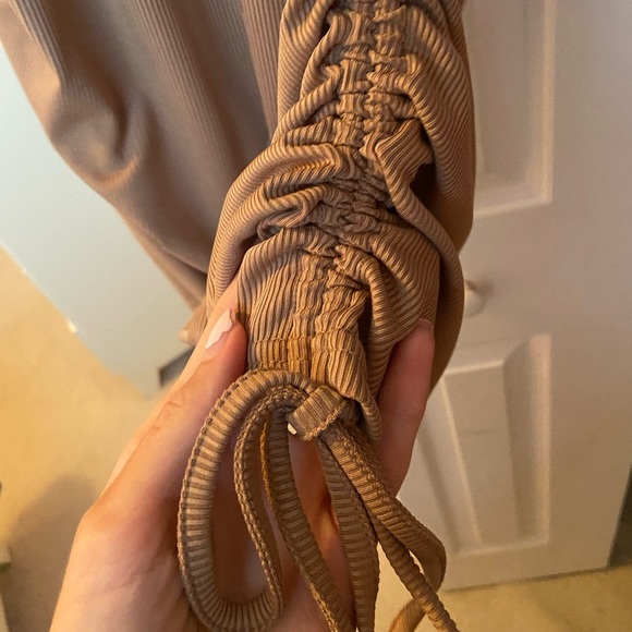 SHEIN Ruched Drawstring Bodycon Mini Dress - Picture 4 of 9